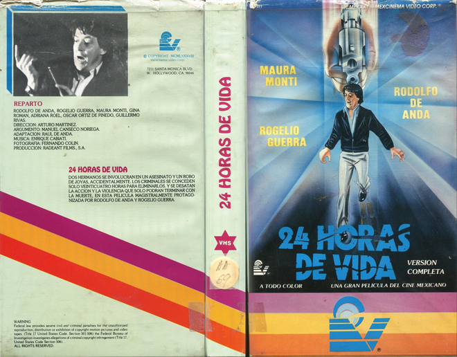 24 HOURS DE VIDA, ACTION VHS COVER, HORROR VHS COVER, BLAXPLOITATION VHS COVER, HORROR VHS COVER, ACTION EXPLOITATION VHS COVER, SCI-FI VHS COVER, MUSIC VHS COVER, SEX COMEDY VHS COVER, DRAMA VHS COVER, SEXPLOITATION VHS COVER, BIG BOX VHS COVER, CLAMSHELL VHS COVER, VHS COVER, VHS COVERS, DVD COVER, DVD COVERS