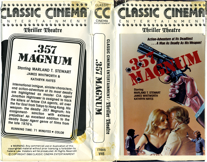 357 MAGNUM, VHS COVERS