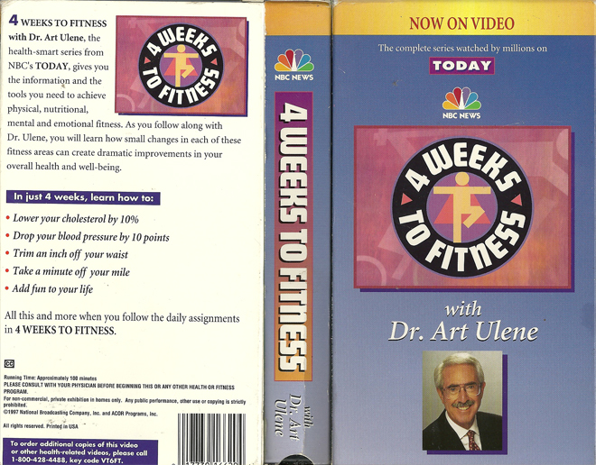 4 WEEKS TO FITNESS VHS COVER