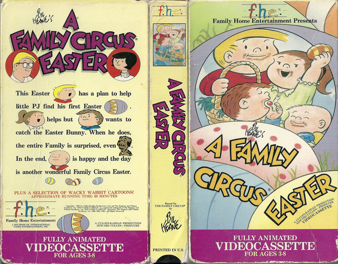 A FAMILY CIRCUS EASTER, THRILLER, ACTION, HORROR, SCIFI, ACTION VHS COVER, HORROR VHS COVER, BLAXPLOITATION VHS COVER, HORROR VHS COVER, ACTION EXPLOITATION VHS COVER, SCI-FI VHS COVER, MUSIC VHS COVER, SEX COMEDY VHS COVER, DRAMA VHS COVER, SEXPLOITATION VHS COVER, BIG BOX VHS COVER, CLAMSHELL VHS COVER, VHS COVER, VHS COVERS, DVD COVER, DVD COVERS