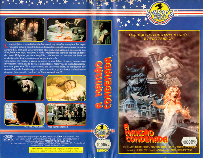 A MANSAO CONDENADA, BRAZIL VHS, BRAZILIAN VHS, ACTION VHS COVER, HORROR VHS COVER, BLAXPLOITATION VHS COVER, HORROR VHS COVER, ACTION EXPLOITATION VHS COVER, SCI-FI VHS COVER, MUSIC VHS COVER, SEX COMEDY VHS COVER, DRAMA VHS COVER, SEXPLOITATION VHS COVER, BIG BOX VHS COVER, CLAMSHELL VHS COVER, VHS COVER, VHS COVERS, DVD COVER, DVD COVERS