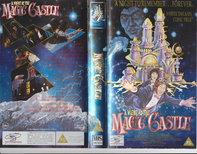 A NIGHT AT THE MAGIC CASTLE VHS COVER