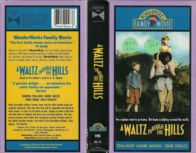 A WALTZ THROUGH THE HILLS WONDERWORKS FAMILY MOVIE VHS COVER