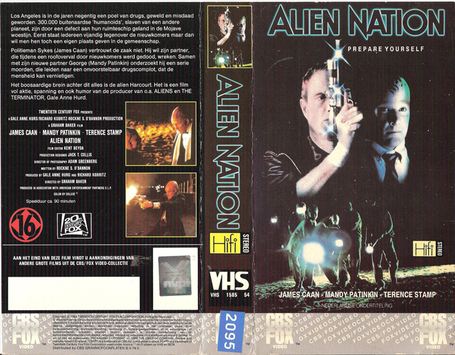 ALIEN NATION VHS COVER