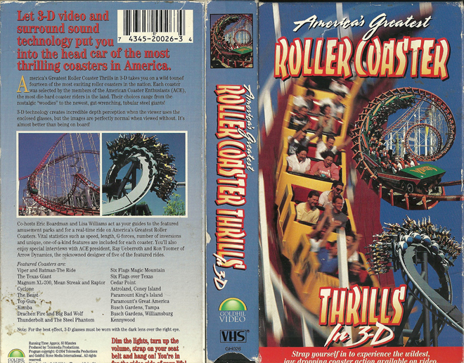 AMERICAS GREATEST ROLLER COASTER, ACTION, HORROR, BLAXPLOITATION, HORROR, ACTION EXPLOITATION, SCI-FI, MUSIC, SEX COMEDY, DRAMA, SEXPLOITATION, BIG BOX, CLAMSHELL, VHS COVER, VHS COVERS, DVD COVER, DVD COVERS