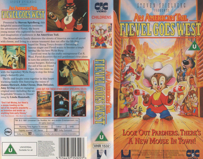 AN AMERICAN TAIL FIEVEL GOES WEST - SUBMITTED BY KYLE DANIELS 