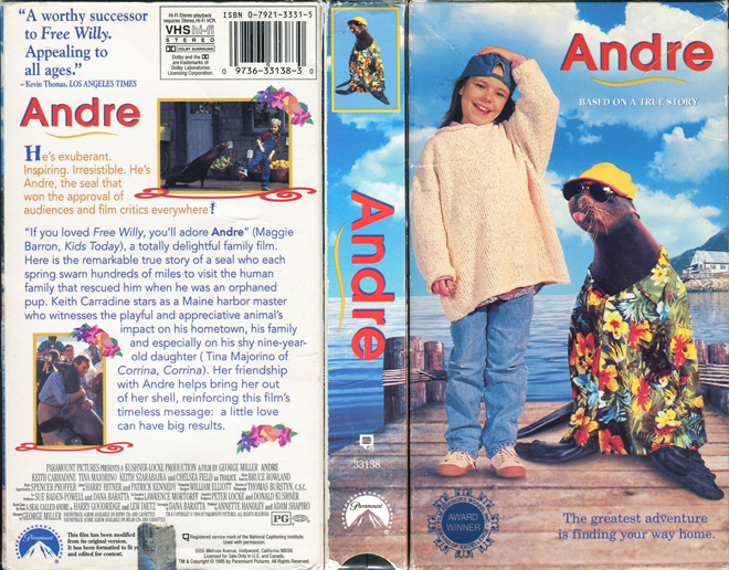 ANDRE VHS COVER, VHS COVERS