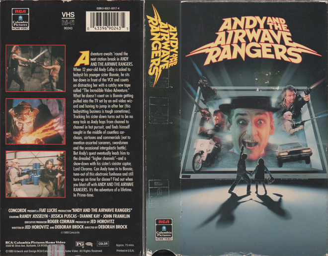 ANDY AND THE AIRWAVE RANGERS, VHS COVERS - SUBMITTED BY RYAN GELATIN