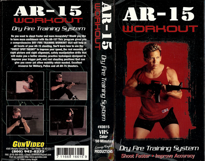 AR-15 WORKOUT VHS COVER