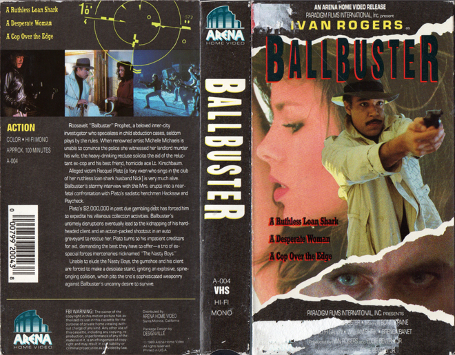 BALLBUSTER VHS COVER, VHS COVERS - SUBMITTED BY ZACH CARTER