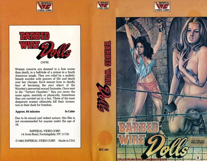 BARBED WIRE DOLLS VHS COVER