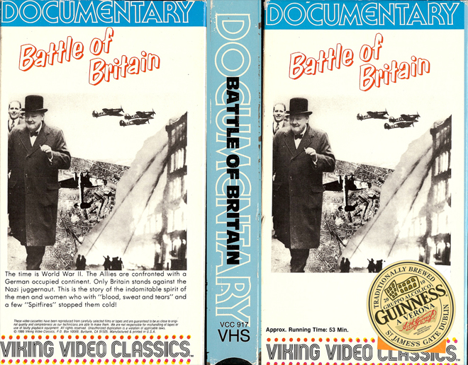BATTLE OF BRITAIN VHS COVER