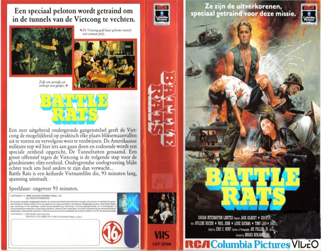 BATTLE RATS VHS COVER