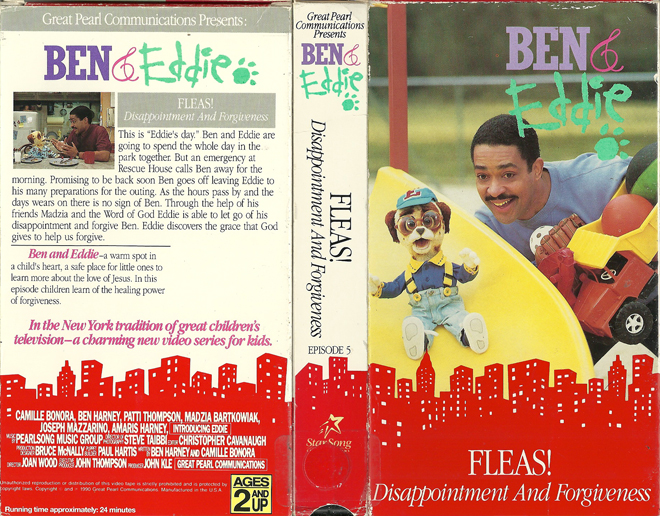 BEN AND EDDIE FLEAS DISAPOINTMENT AND FORGIVENESS VHS COVER