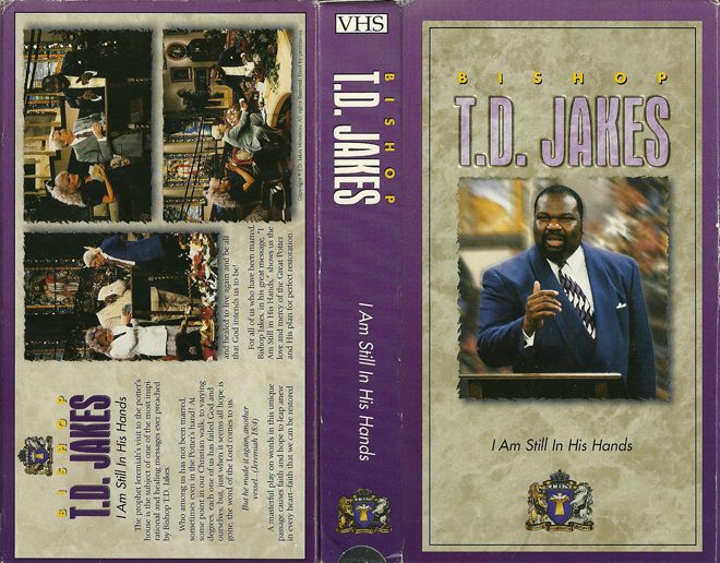 BISHOP TD JAKES I AM STILL IN HIS HANDS VHS COVER