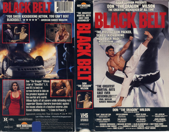 BLACK BELT VHS COVER, VHS COVERS
