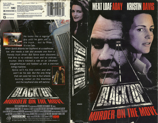 BLACKTOP MURDER ON THE MOVE MEATLOAF ADAY VHS COVER