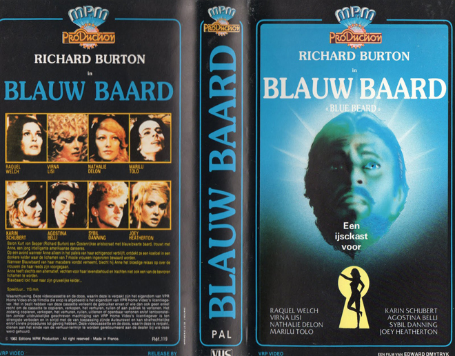 BLAUW BAARD VHS COVER