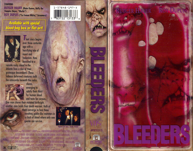 BLEEDERS (WITH BLOOD BAG FRONT) - SUBMITTED BY CJ PATTERSON