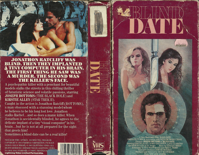 BLIND DATE VHS COVER