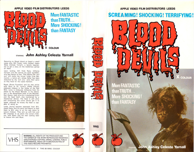 BLOOD DEVILS VHS COVER