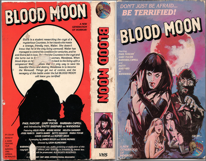 BLOOD MOON VHS COVER