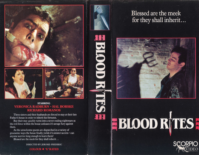 BLOOD RITES VHS COVER