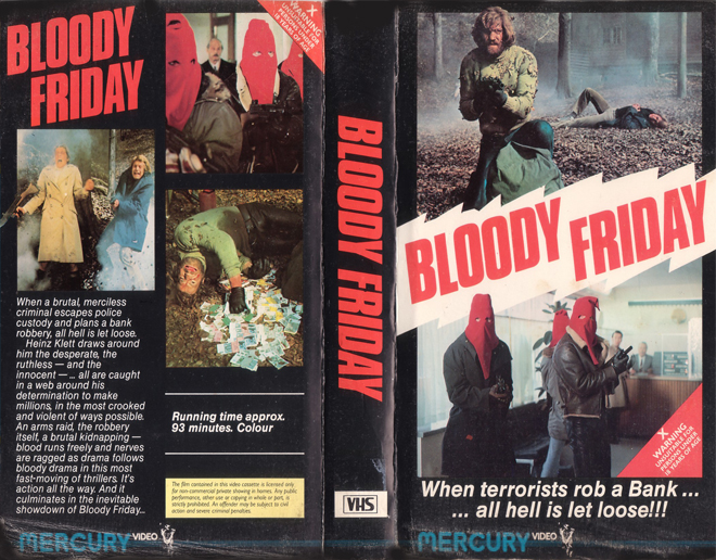 BLOODY FRIDAY VHS COVER