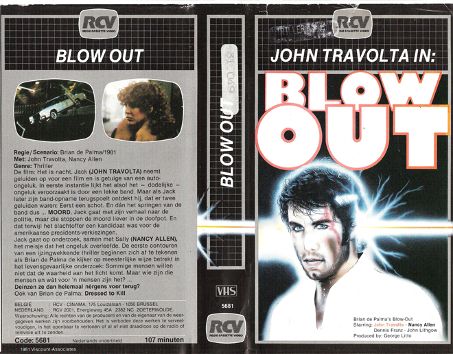 BLOW OUT, BIG BOX, HORROR, ACTION EXPLOITATION, ACTION, HORROR, SCI-FI, MUSIC, THRILLER, SEX COMEDY,  DRAMA, SEXPLOITATION, VHS COVER, VHS COVERS, DVD COVER, DVD COVERS