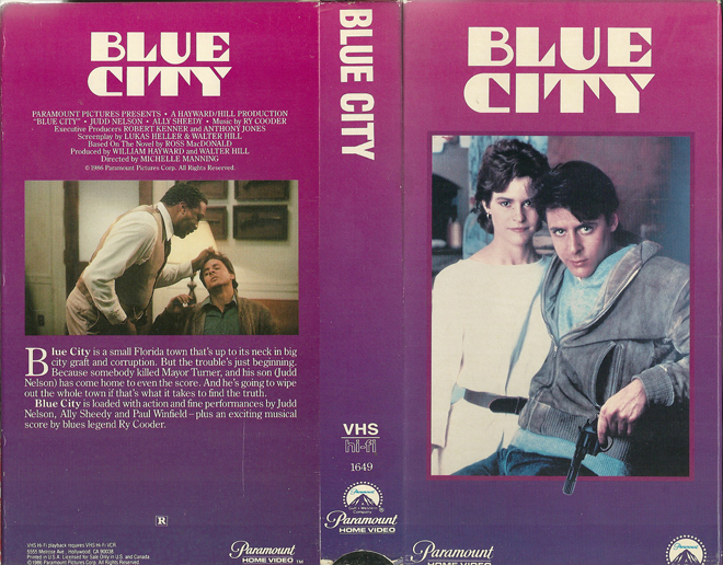 BLUE CITY VHS COVER