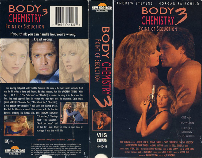 BODY CHEMISTRY 3 : POINT OF SEDUCTION VHS COVER, VHS COVERS