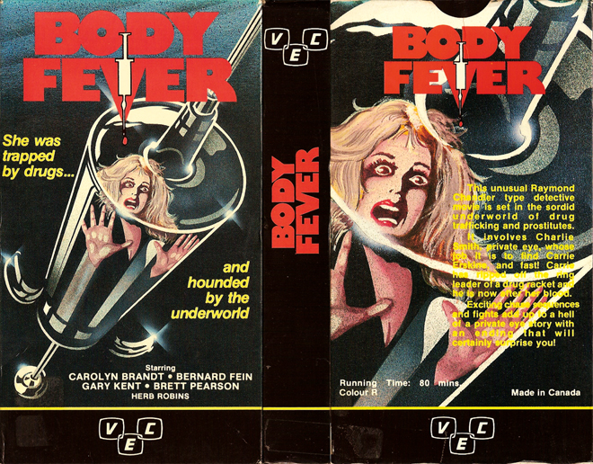 BODY FEVER VHS COVER