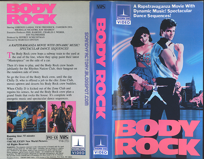BODY ROCK VHS COVER