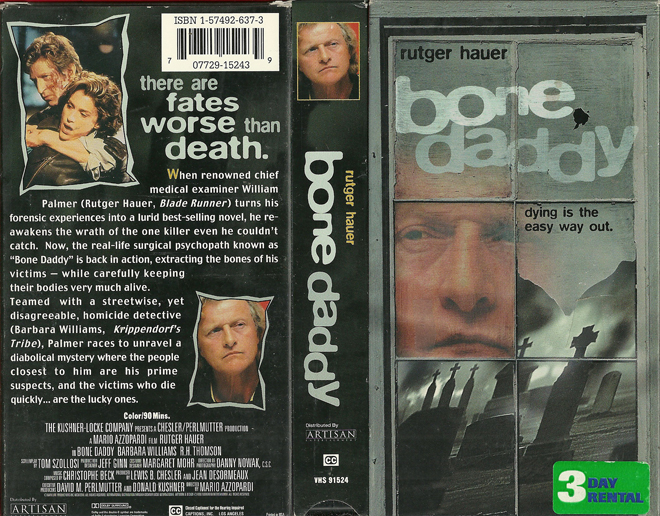 BONE DADDY VHS COVER, VHS COVERS