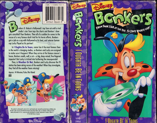 BONKERS : I OUGHTA BE IN TOONS