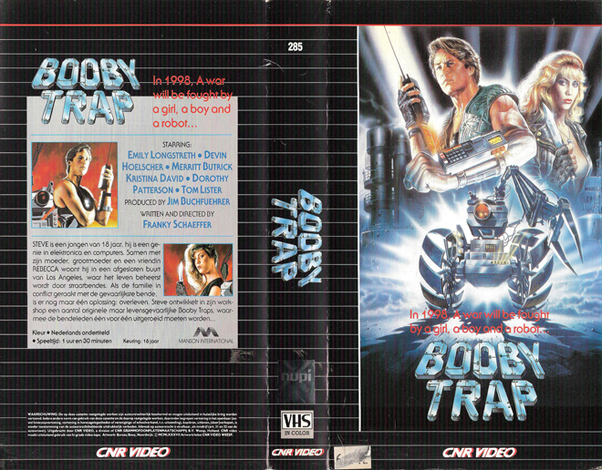 BOOBY TRAP VHS COVER