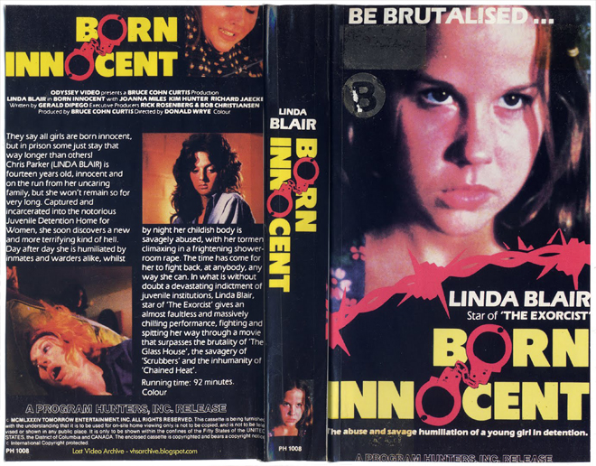BORN INNOCENT, ACTION VHS COVER, HORROR VHS COVER, BLAXPLOITATION VHS COVER, HORROR VHS COVER, ACTION EXPLOITATION VHS COVER, SCI-FI VHS COVER, MUSIC VHS COVER, SEX COMEDY VHS COVER, DRAMA VHS COVER, SEXPLOITATION VHS COVER, BIG BOX VHS COVER, CLAMSHELL VHS COVER, VHS COVER, VHS COVERS, DVD COVER, DVD COVERS