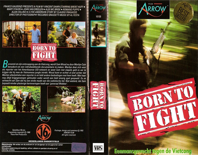 BORN TO FIGHT VHS COVER