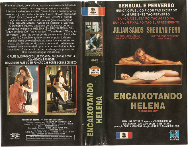 BOXING HELENA, BRAZIL VHS, BRAZILIAN VHS, ACTION VHS COVER, HORROR VHS COVER, BLAXPLOITATION VHS COVER, HORROR VHS COVER, ACTION EXPLOITATION VHS COVER, SCI-FI VHS COVER, MUSIC VHS COVER, SEX COMEDY VHS COVER, DRAMA VHS COVER, SEXPLOITATION VHS COVER, BIG BOX VHS COVER, CLAMSHELL VHS COVER, VHS COVER, VHS COVERS, DVD COVER, DVD COVERS