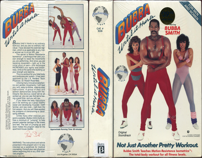 BUBBA UNTIL IT HURTS, ACTION VHS COVER, HORROR VHS COVER, BLAXPLOITATION VHS COVER, HORROR VHS COVER, ACTION EXPLOITATION VHS COVER, SCI-FI VHS COVER, MUSIC VHS COVER, SEX COMEDY VHS COVER, DRAMA VHS COVER, SEXPLOITATION VHS COVER, BIG BOX VHS COVER, CLAMSHELL VHS COVER, VHS COVER, VHS COVERS, DVD COVER, DVD COVERS
