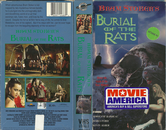 BURIAL OF THE RATS VHS COVER