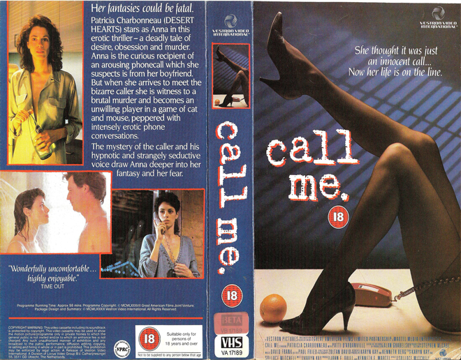 CALL ME VHS COVER