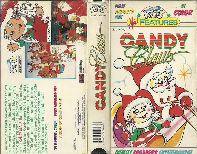 CANDY CLAUS VHS COVER