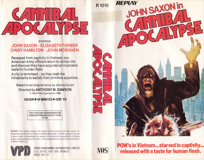 CANNIBAL APOCALYPSE VHS COVER