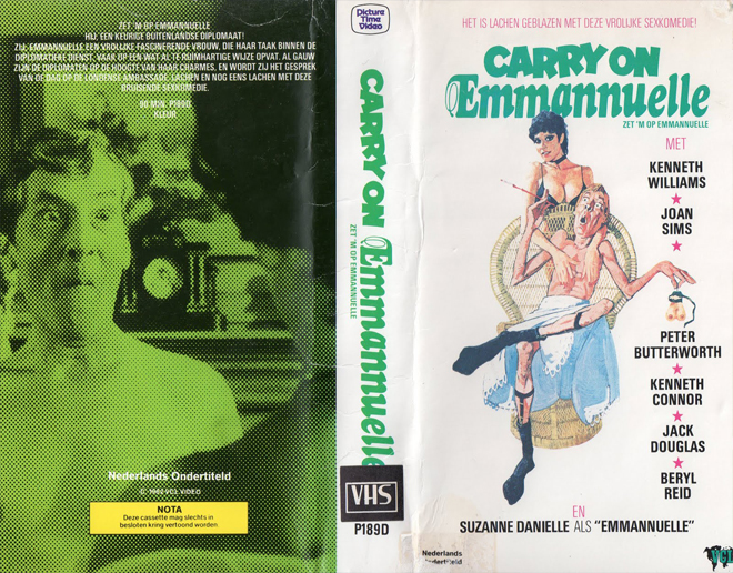 CARRY ON EMMANNUELLE VHS COVER