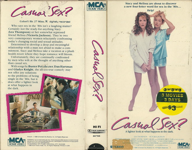CASUAL SEX VHS COVER