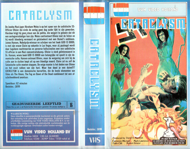 CATACLYSM VHS COVER, VHS COVERS