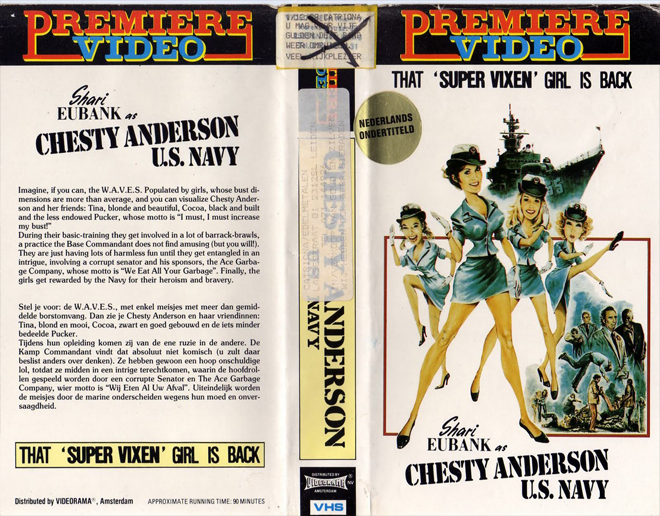 CHESTY ANDERSON U.S. NAVY VHS COVER