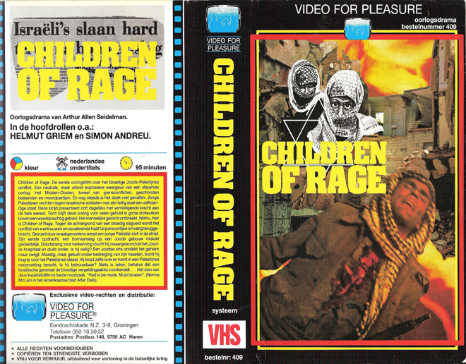 CHILDREN OF RAGE, BIG BOX, HORROR, ACTION EXPLOITATION, ACTION, HORROR, SCI-FI, MUSIC, THRILLER, SEX COMEDY, DRAMA, SEXPLOITATION, VHS COVER, VHS COVERS, DVD COVER, DVD COVERS