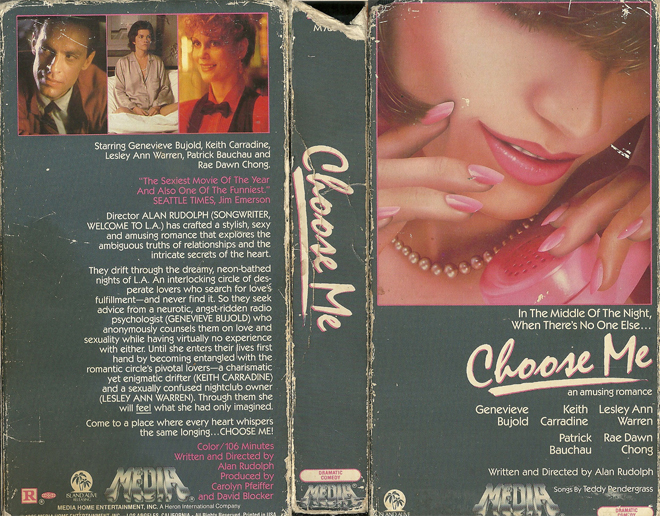 CHOOSE ME VHS COVER